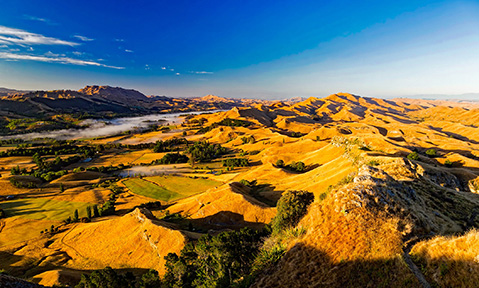 The scenery on a New Zealand yacht charter is wild and diverse
